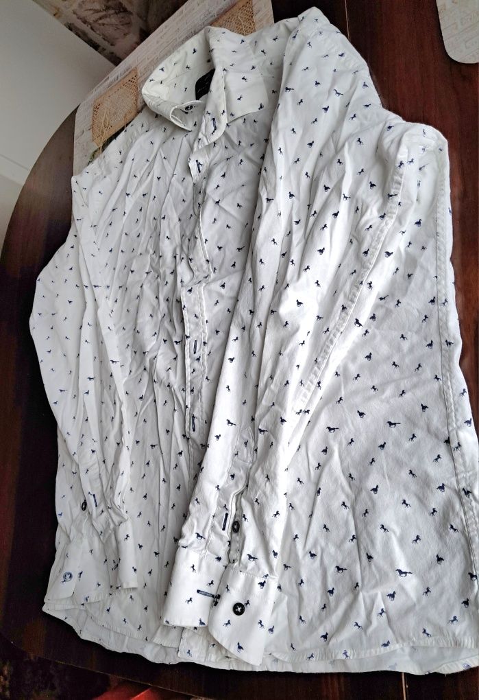 Bawełniana koszula w konie koniki XL-L