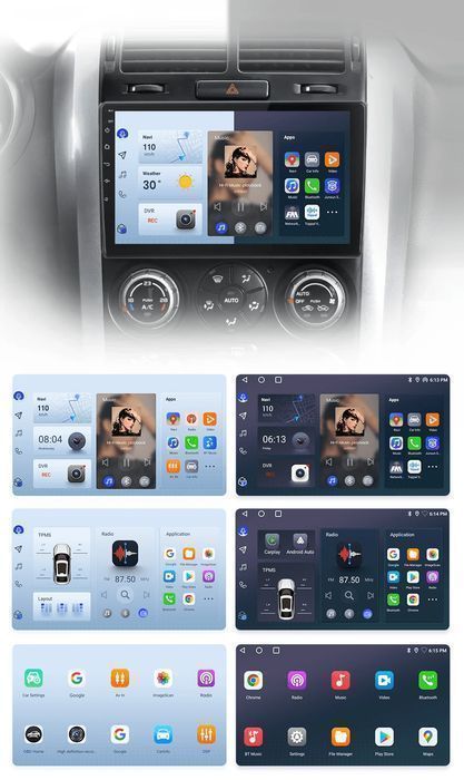 Radio do Suzuki Grand Vitara 2005 - 2015 z CarPlay i Android 2GB, 32GB
