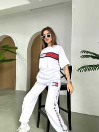 НОВЫЙ СЕЗОН 2024 женский белый костюм Tommy Hilfiger размеры: s-xxl