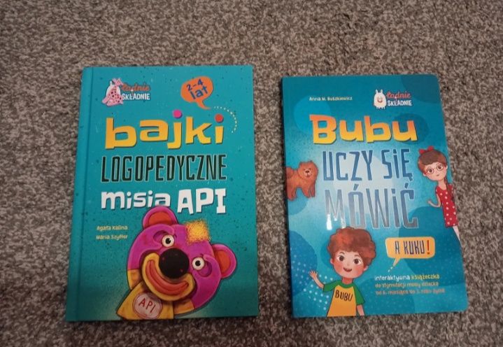 Książki Api Logopedyczne logopeda dla dzieci miś