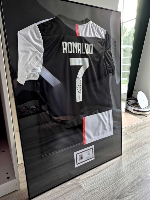 Koszulka Cristiano Ronaldo Juventus podpis certyfikat dzień dziecka