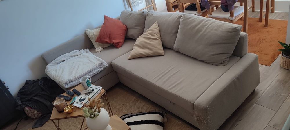 Sofa ChaiseLong Com Cama