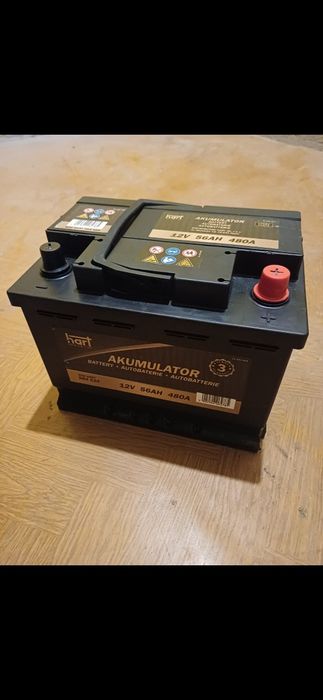 Akumulator hart 56 Ah 480A  nowy nowy