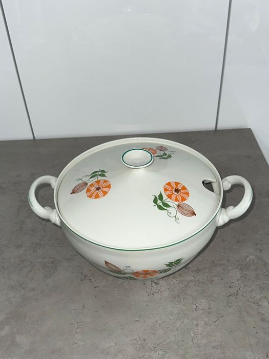 Waza na zupę PRL 3 litry porcelana Włocławek