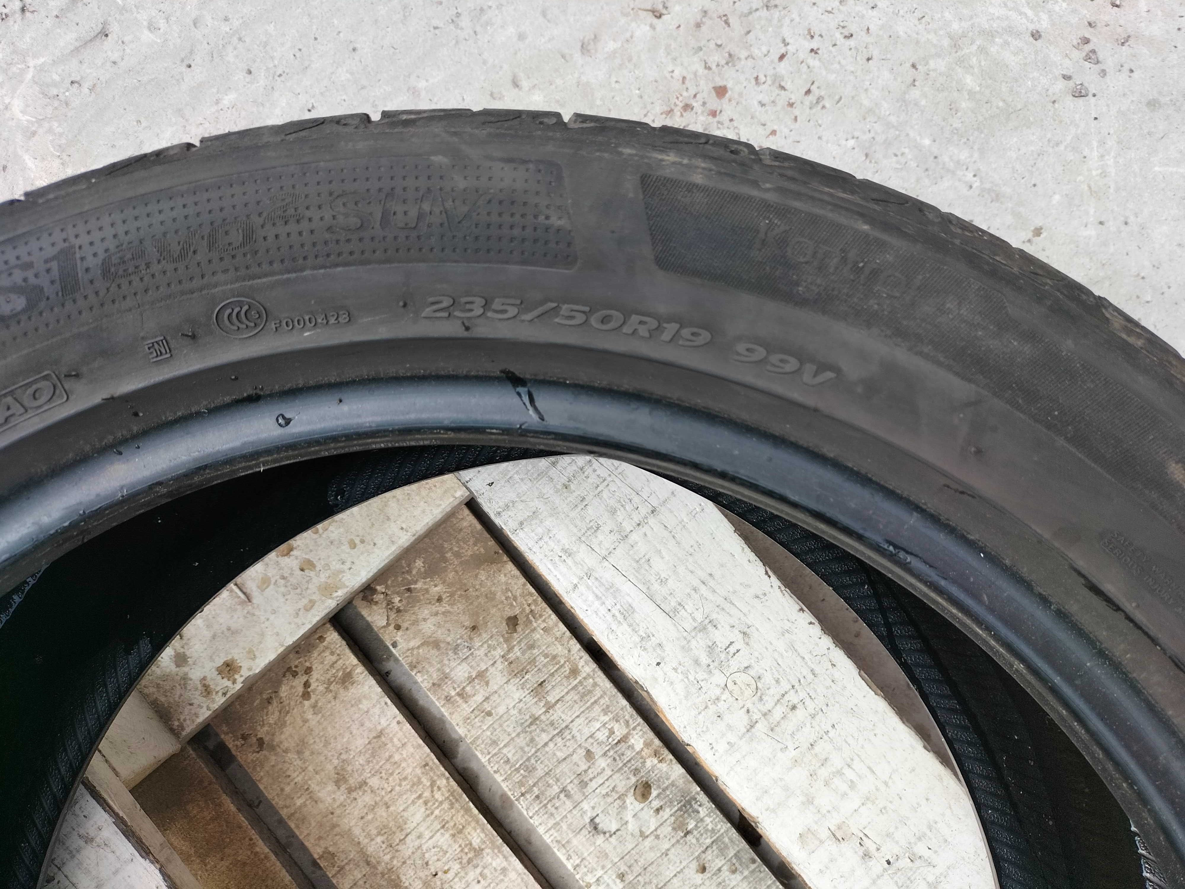 Літо 235/50 R19 hankook ventus s1 evo 2 suv, ціна за пару 2800 грн