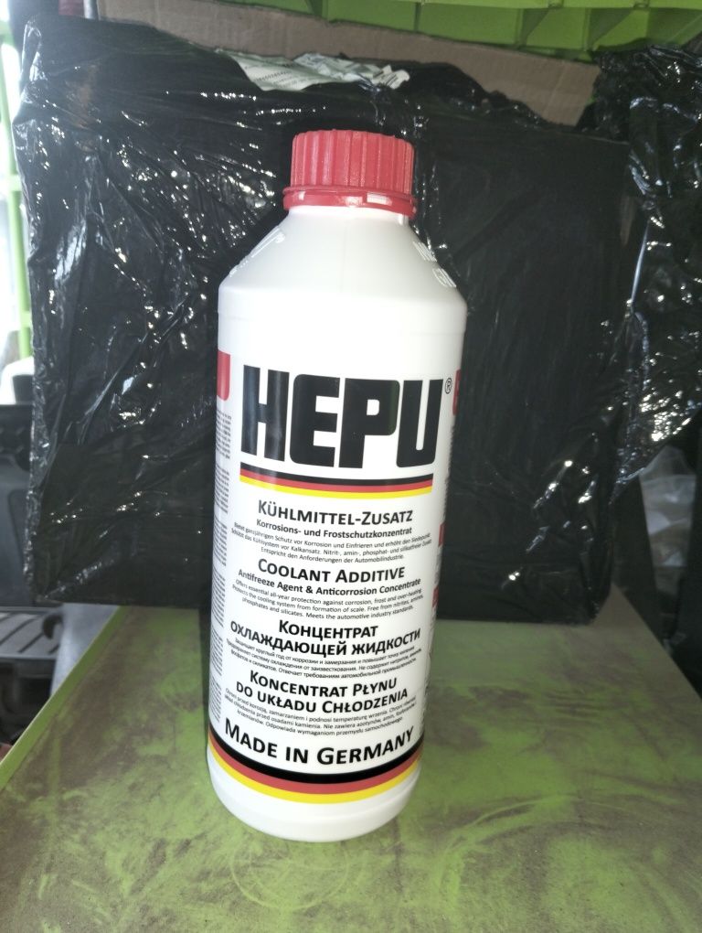Антифриз концентрат хепу hepu G12 червоний красний -80 5L, 1.5L
