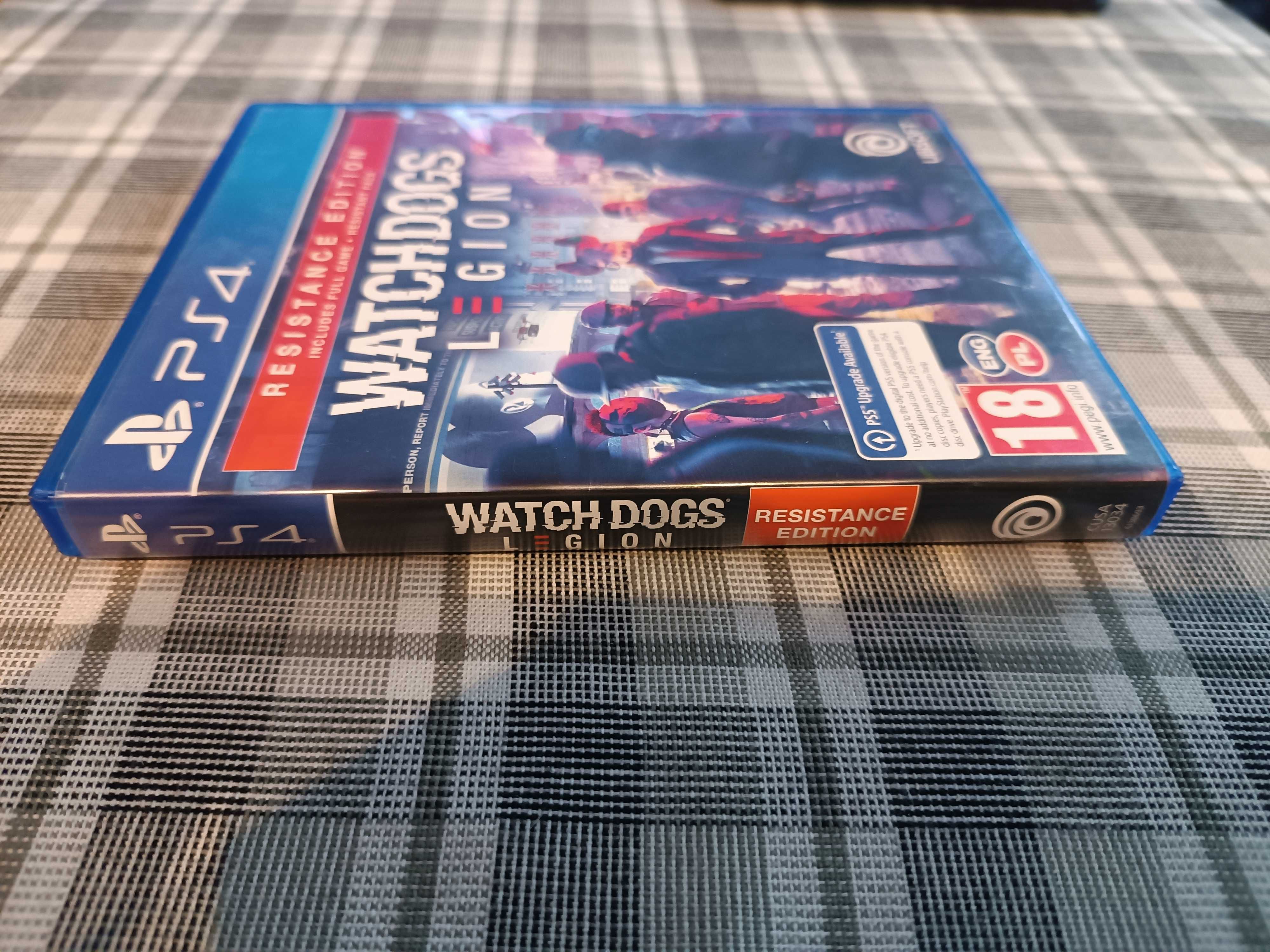 Gra Watchdogs Legion PL PS4 / PS5 Resistance edition stan idealny!