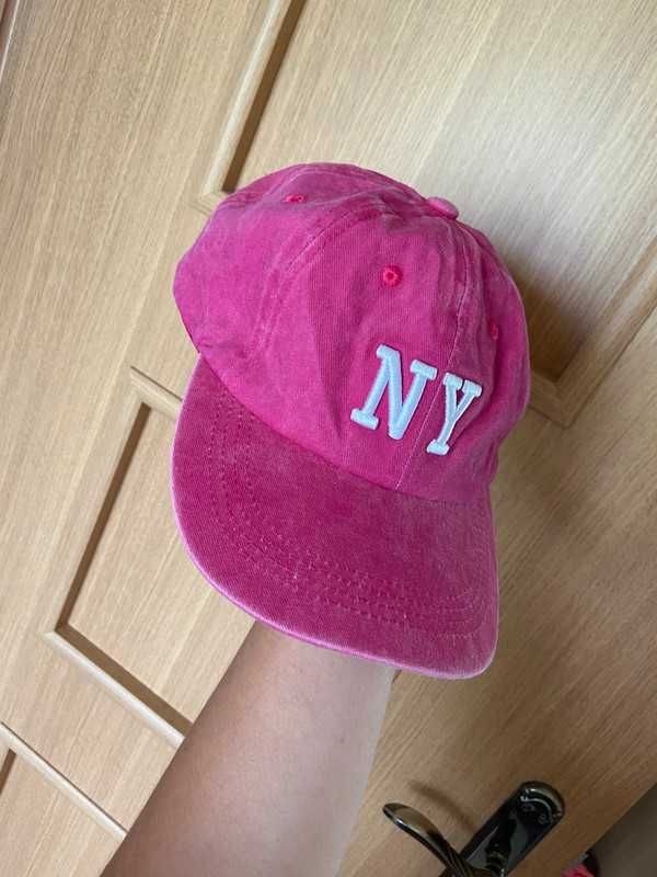 S m kaszkietowka czapka damska z daszkiem roz neon ny