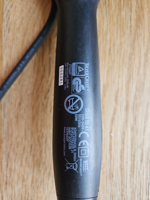 Szczotka wygładzająca elektryczną prostownica Silver crest  Lidl