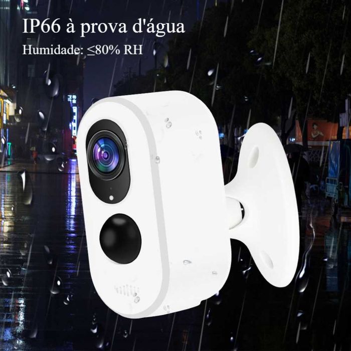 Câmara‼️WiFi‼️ Solar ‼️Tuya‼️FullHD‼️IP66‼️ Bateria Recarregável