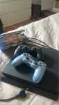 PS4 Slim com jogos