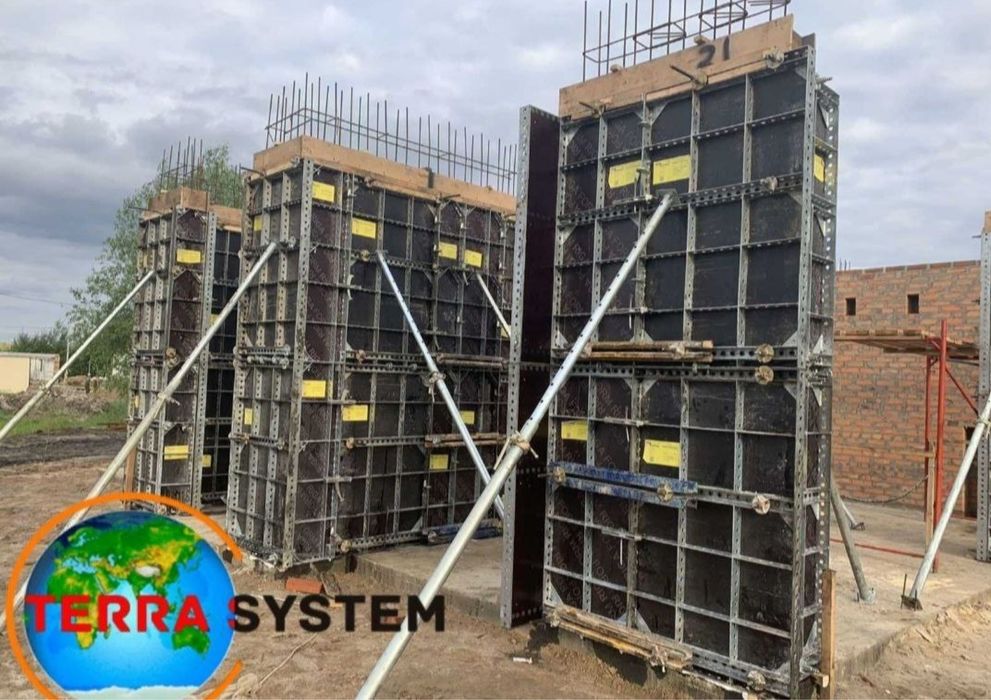 Оренда опалубки, вертикальна опалубка,опалубка для фудаментів