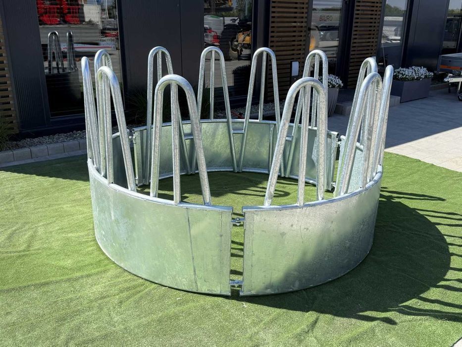 Paśnik dla bydła koni okrągły 9 12 18 stanowisk do krów łąkowy