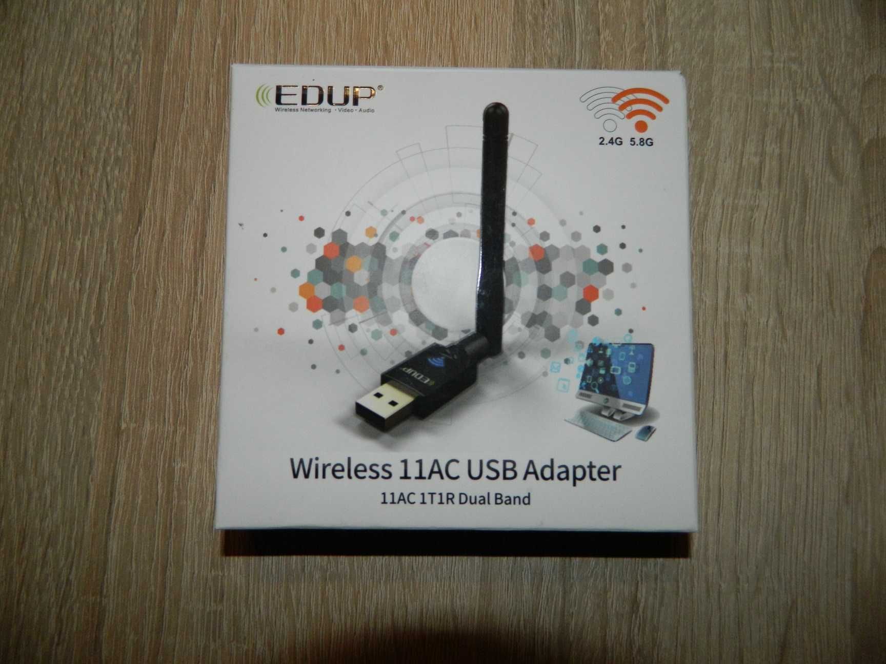 Karta WiFi EDUP 5GHz EP-DB1607 2,4GHz / 5GHz USB