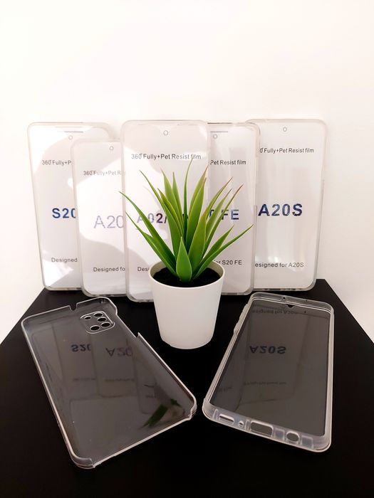 Capas 360 totalmente transparentes para telemóveis