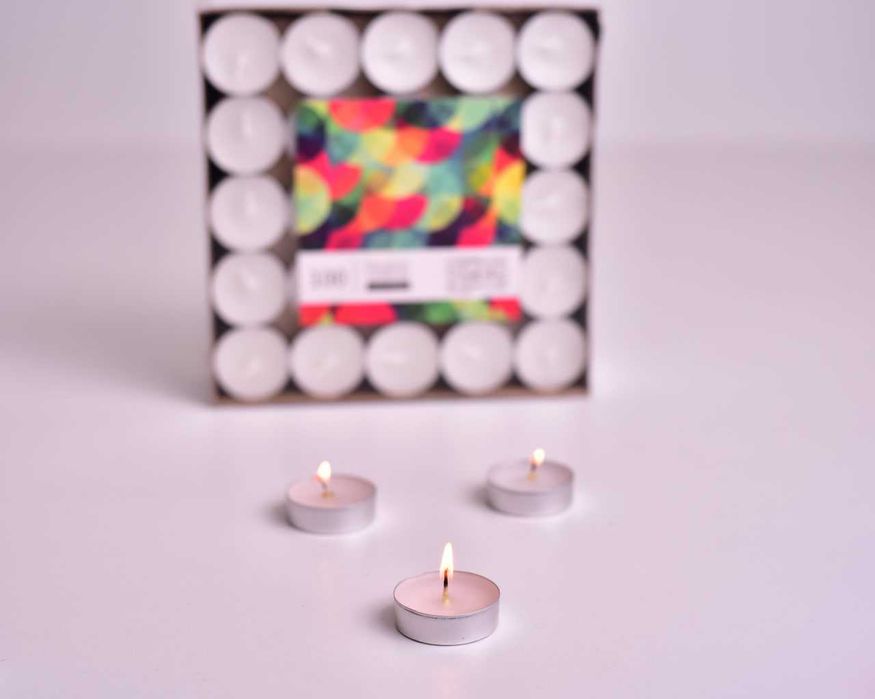 Свічки чайні Польща, свічки таблетки