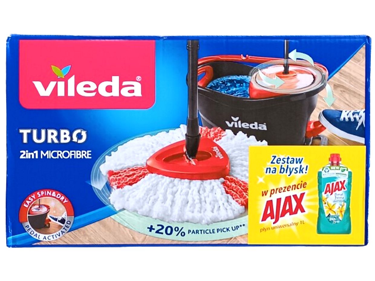 Wiadro i mop obrotowy Vileda Turbo 38cm