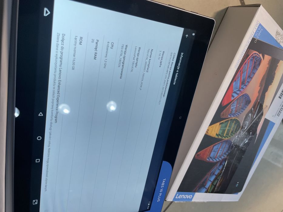 Tablet Lenovo tb3-x70l lte sim FullHD 2gb  32gb igo primo