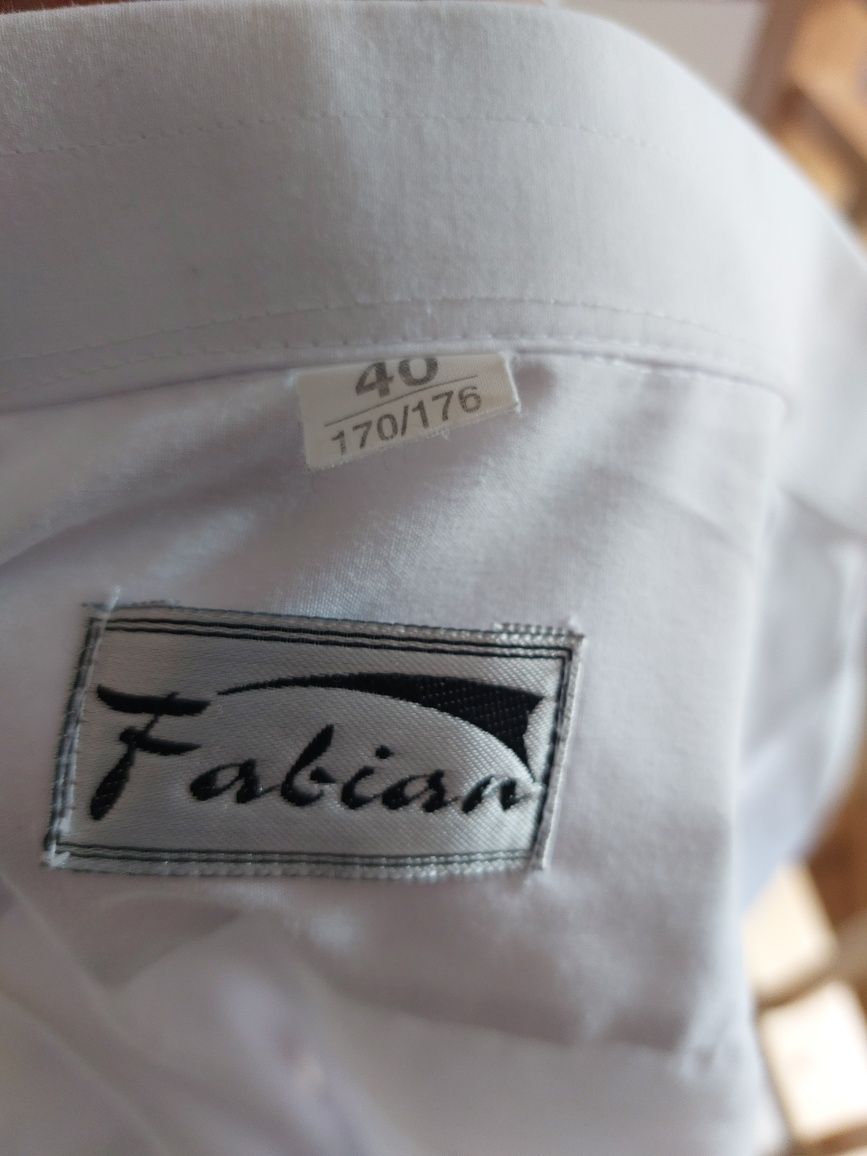 Biała klasyczna koszula Fabian 40