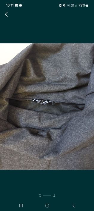 Lekki sweterek damski grafitowy