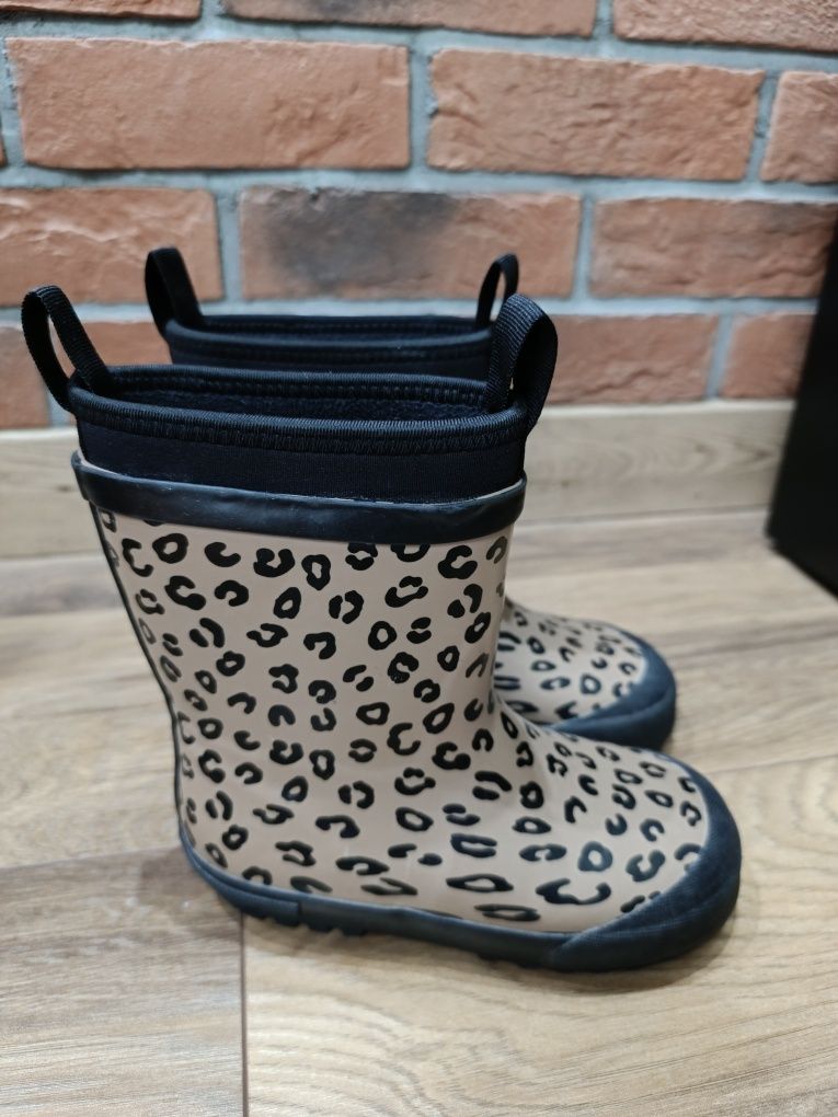 Kalosze panterka h&m 28 - jak nowe