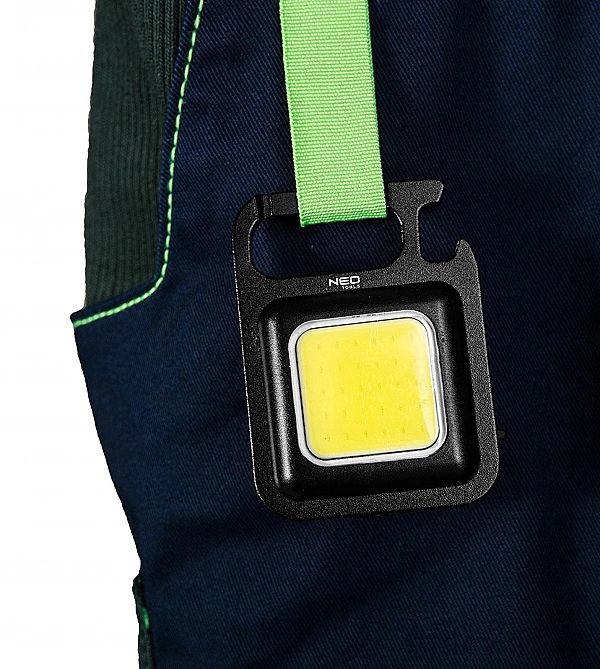 Wielofunkcyjna Mini Latarka Led, Brelok Do Kluczy, Magnes, Usb C, Otwi