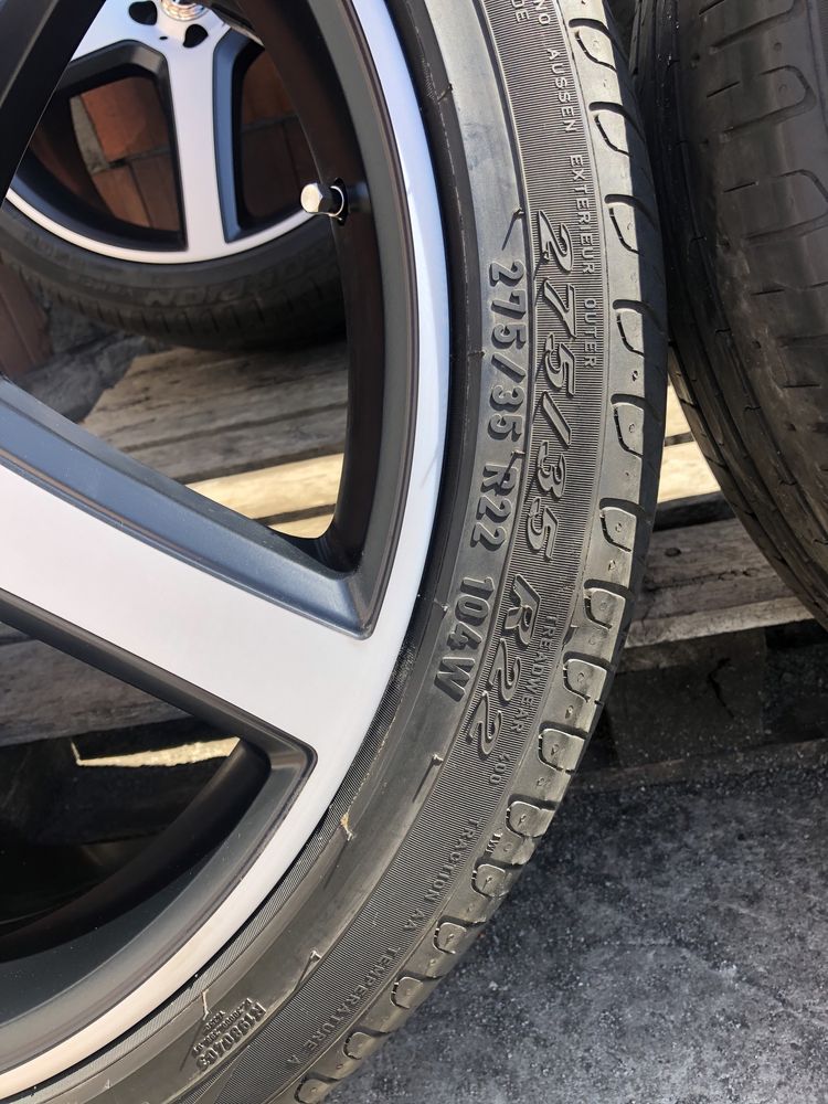 + koła, felgi z oponami 22 cale do Mercedes ML GLC GLE GLK 5x112 Radom