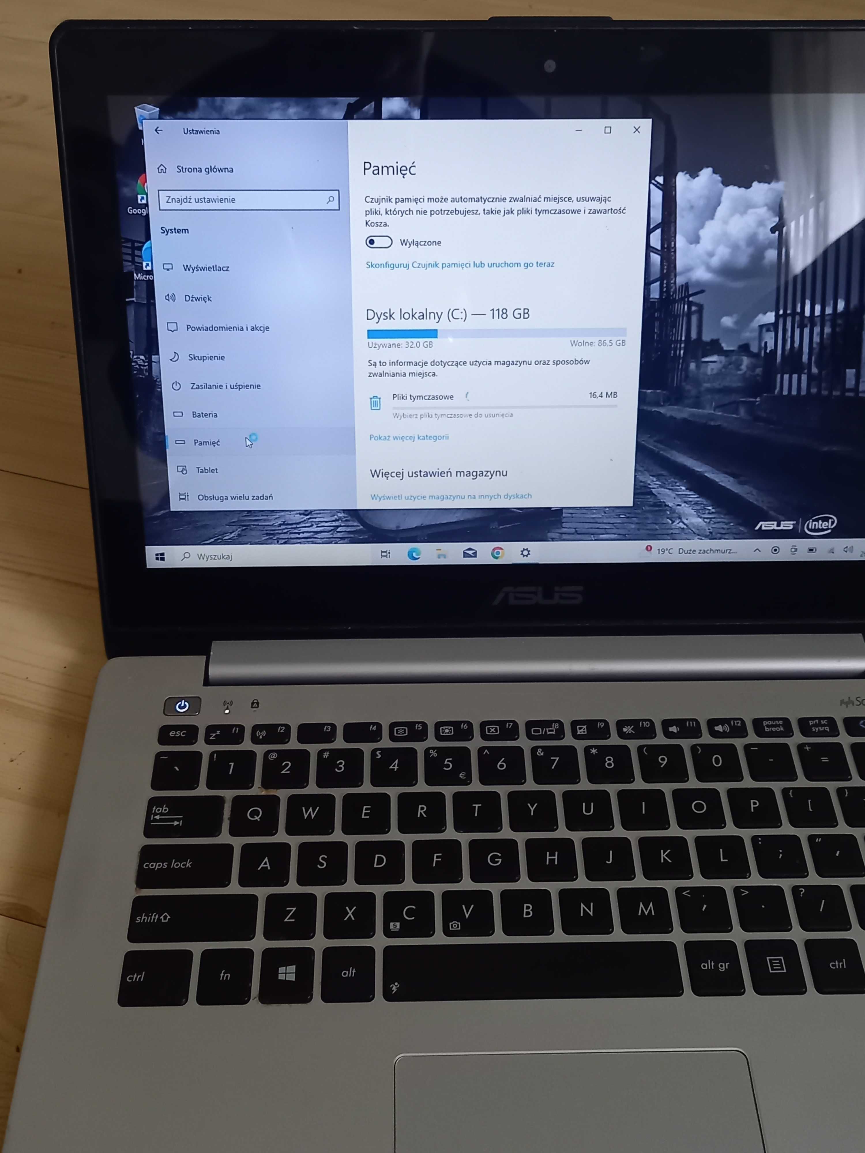 Laptop Asus S301L intel i3 Dysk SSD 128 Gb  Windows 10