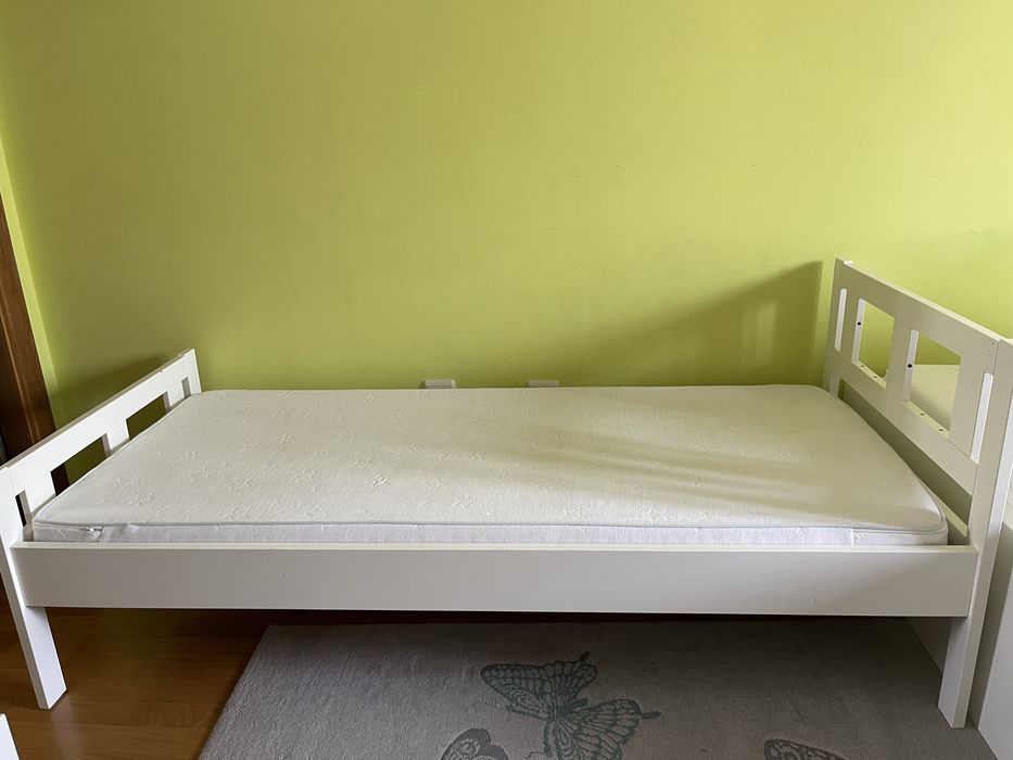 2 camas Ikea KRITTER + 2 colchões