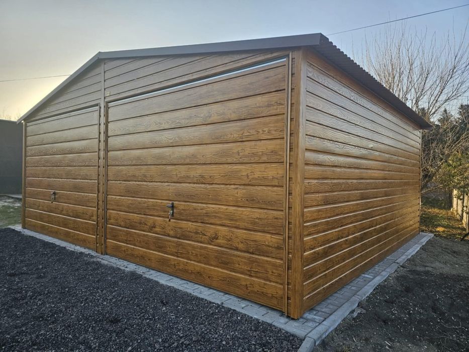 Garaż blaszany 4x6 6x5 6x5,80 6x6 7x6 8x6 9x5 9x6 - PRODUCENT Premium!
