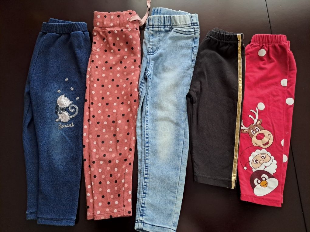 Spodnie dla dziewczynki 98-104