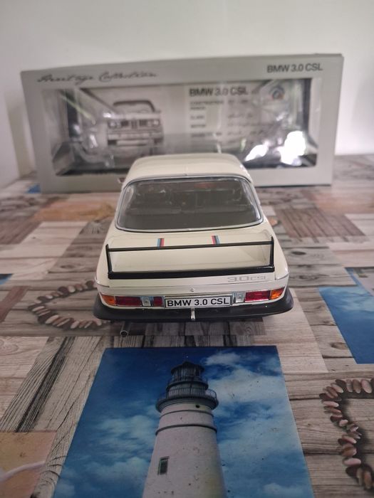 Bmw 3.0 CSL minichamps 1:18 kolekcjonerski