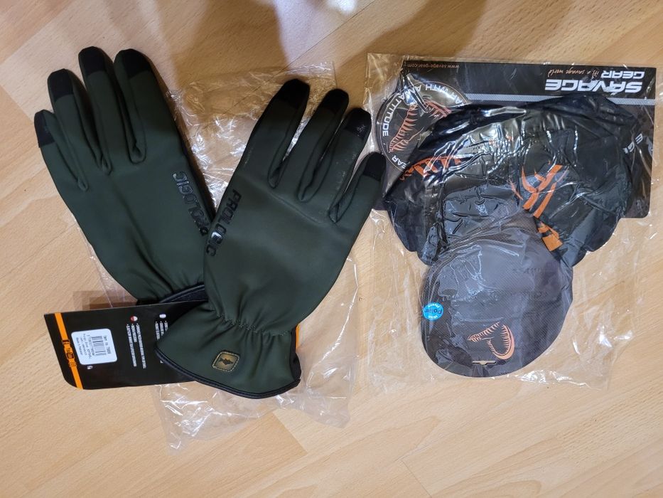 Rękawice Prologic ,komin savage gear