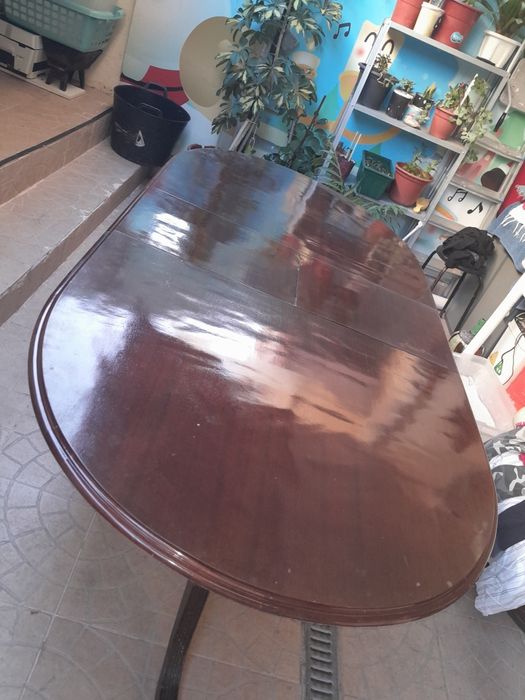 Mesa vintage antigo relíquia madeira masisa mogno