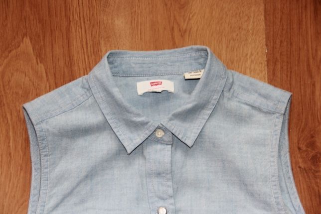 Levis levi's sukienka koszula xs 34 s 36 jeansowa jeans kurtka bluzka
