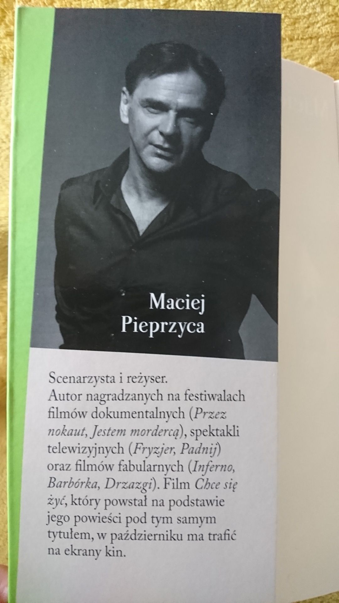 Maciej Pieprzyca - Chce się żyć (książka).