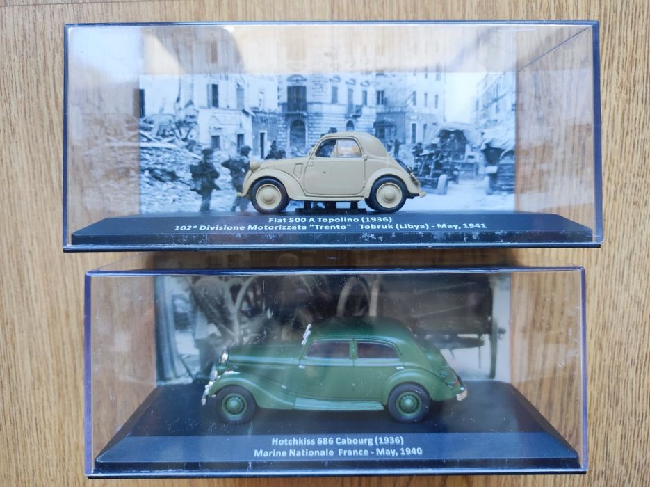 Miniaturas de Veículos Militares, à escala 1:43