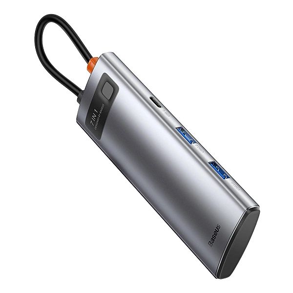 Baseus Metal Gleam Series multifunkcjonalny HUB USB 7w1 Typ C HDMI czy