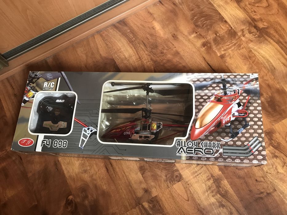Duzy metalowy helikopter rc
