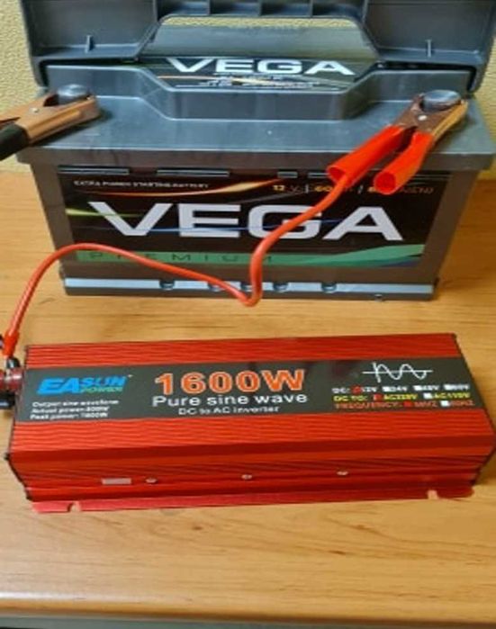 Инвертор мощностью от 1600W качественный синус, преобразователь, б/у