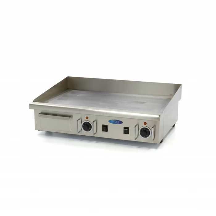 Placa de Grelhar - Liso - 73 cm - incl. Bandeja de Gotejamento - 400V