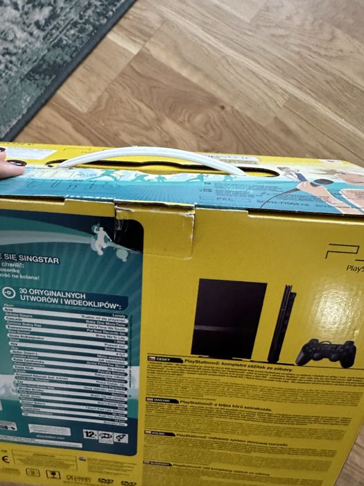 nowe playstation 2 singstar eska zestaw z mikrofonami