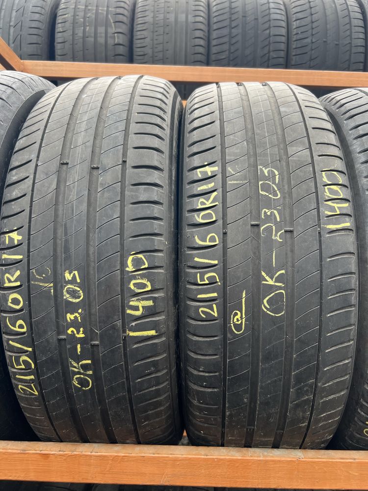 Літні вживані шини 215/60R17 Michelin Primacy 3