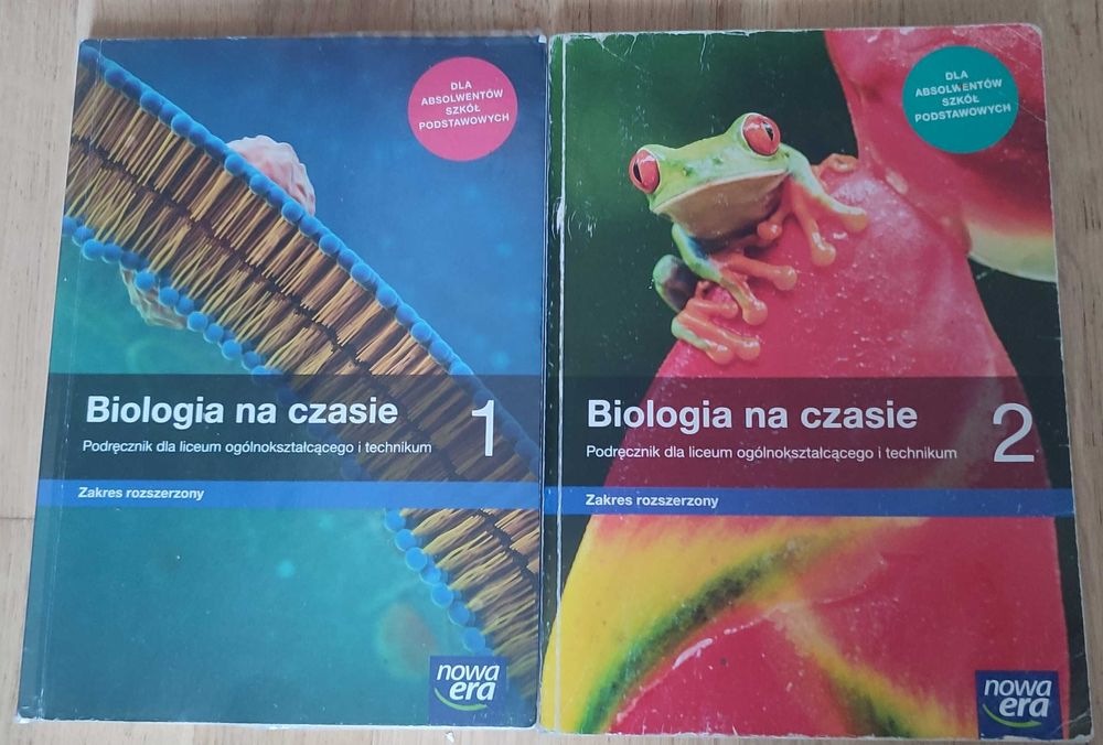 Książki dla szkół ponadpodstawowych — Biologia, nowa era