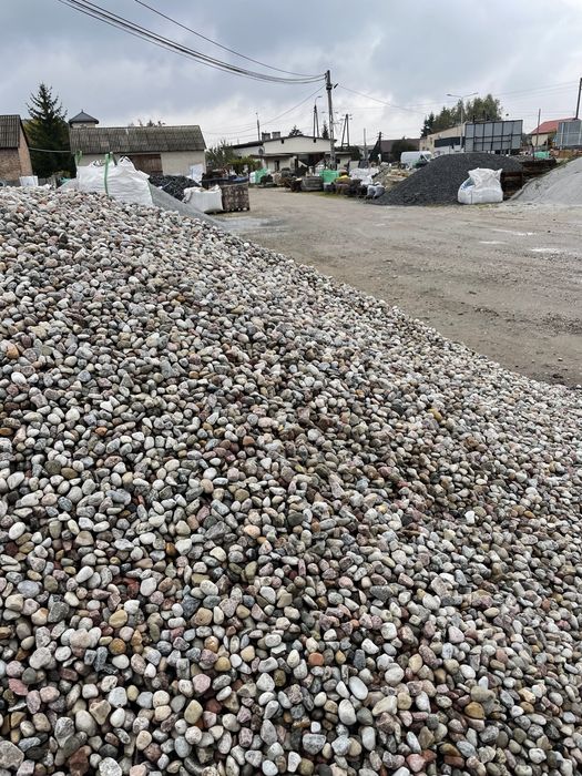 ŻWIR PŁUKANY Kamień w Workach 40 kg Drenaż Studnia Otoczak