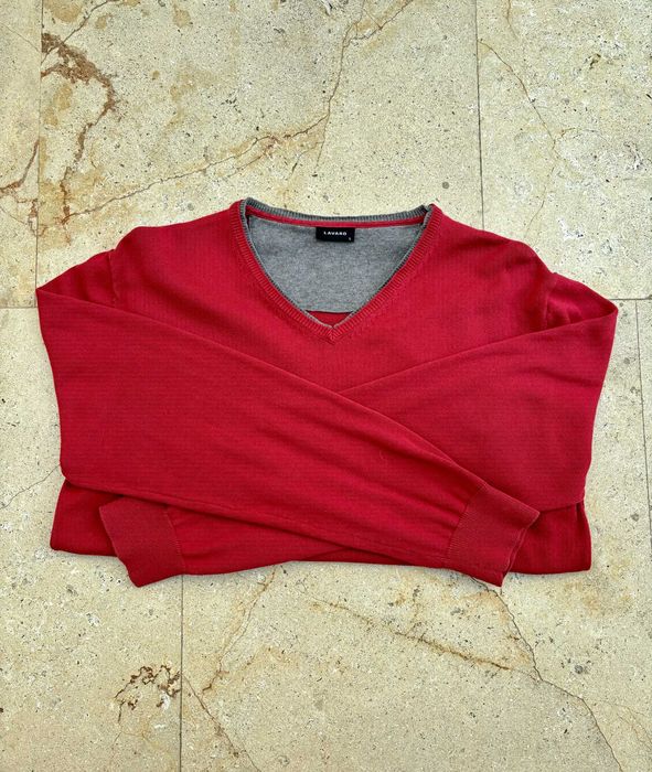 Czerwony sweter męski Lavard r. L