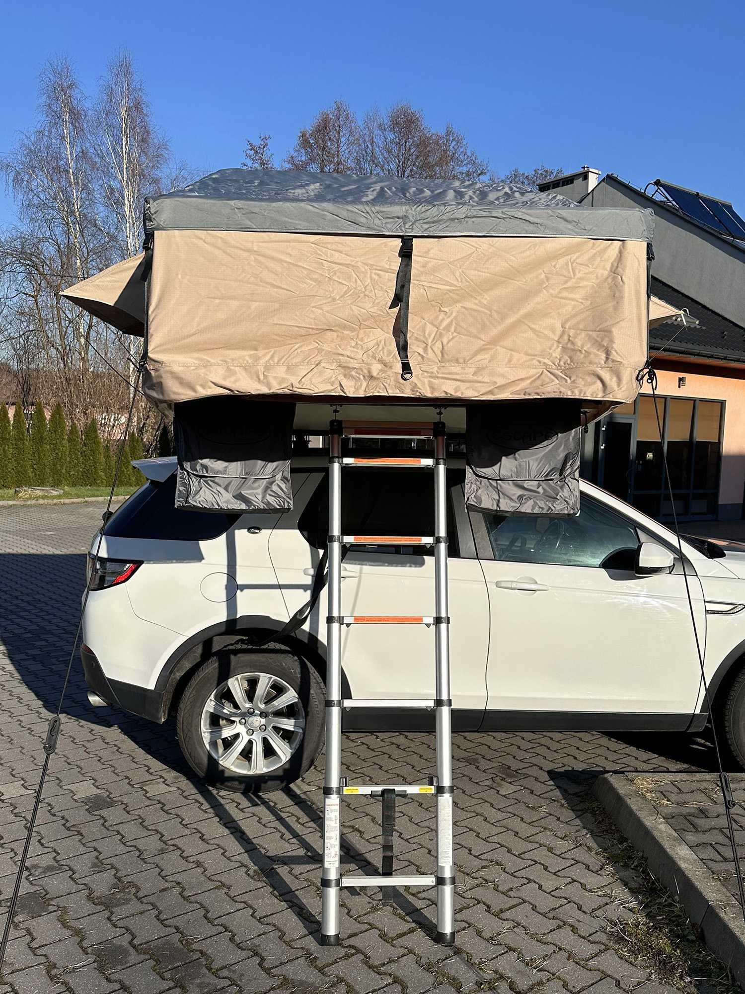 Namiot dachowy ALASKA 140 cm 3 osobowy LONG Beżowy