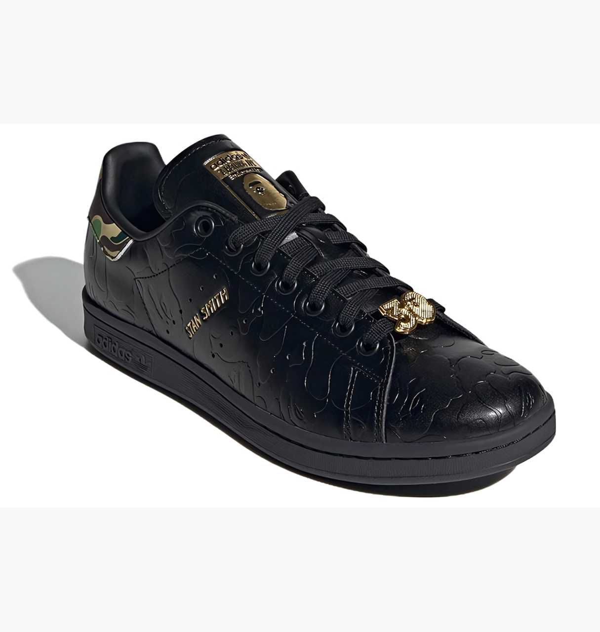 Кросівки унісекс Adidas Bape X Stan Smith Black