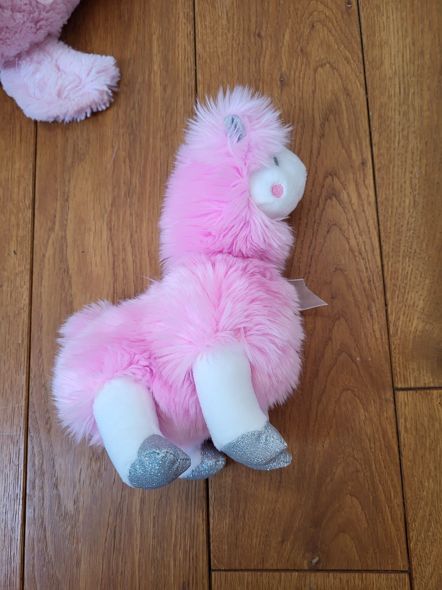 zestaw pluszaków foczka i alpaka/lama, zestaw maskotek
