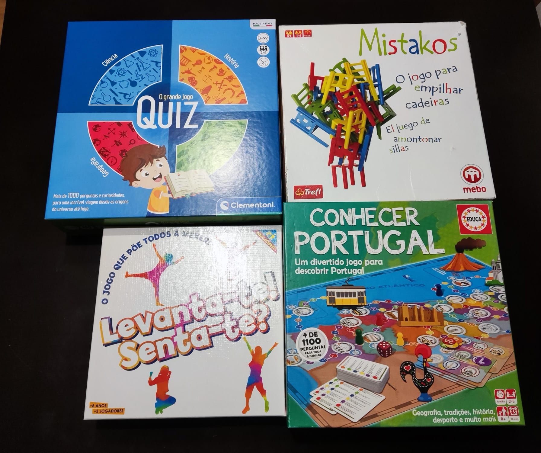 Jogos tabuleiro vários